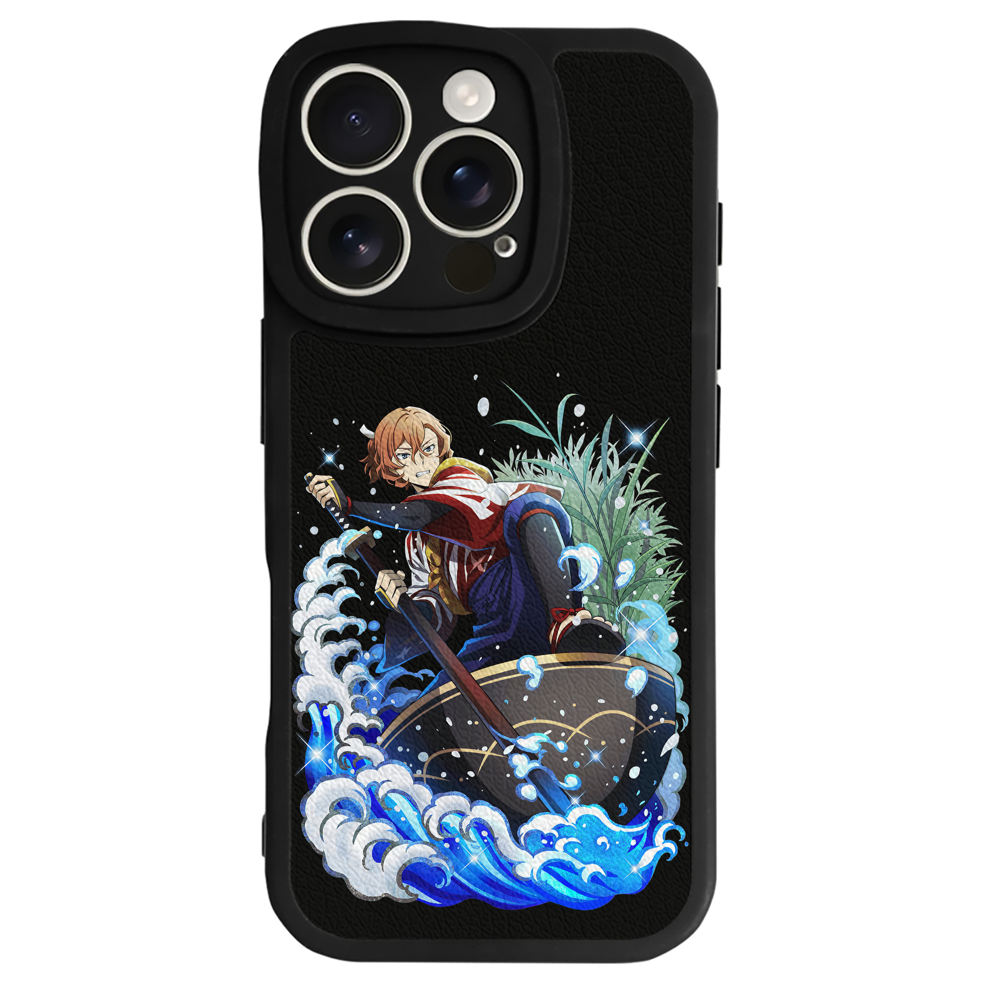 （画像用） 文豪ストレイドッグス Bungo Stray Dogs 【iPhone 16シリーズ対応】シリコンスマホケース（レザー調） 材質：シリコン